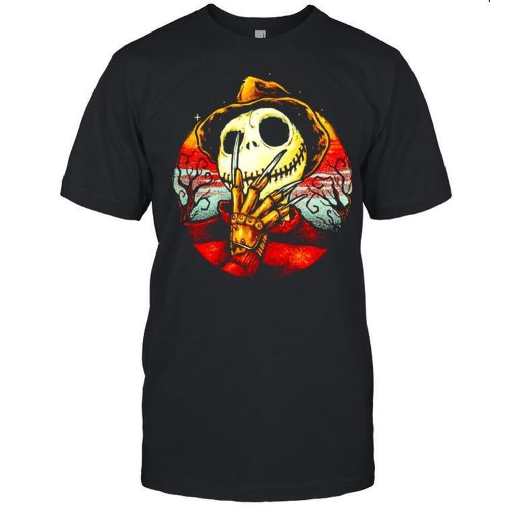 Freddy Krueger In Jack Skellington Halloween Shirt